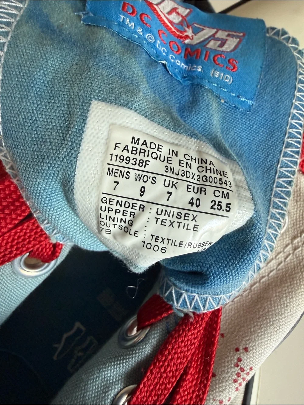 Converse DC Comics Superman high top sneakers